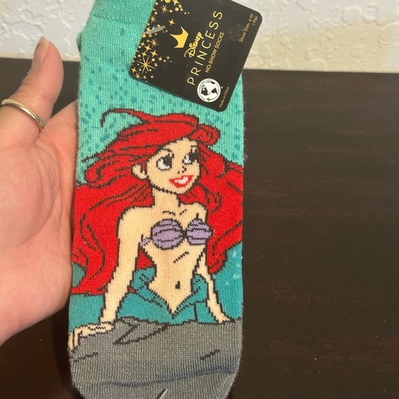 NEW Disney The Little Mermaid  ankle socks - Picture 1 of 3